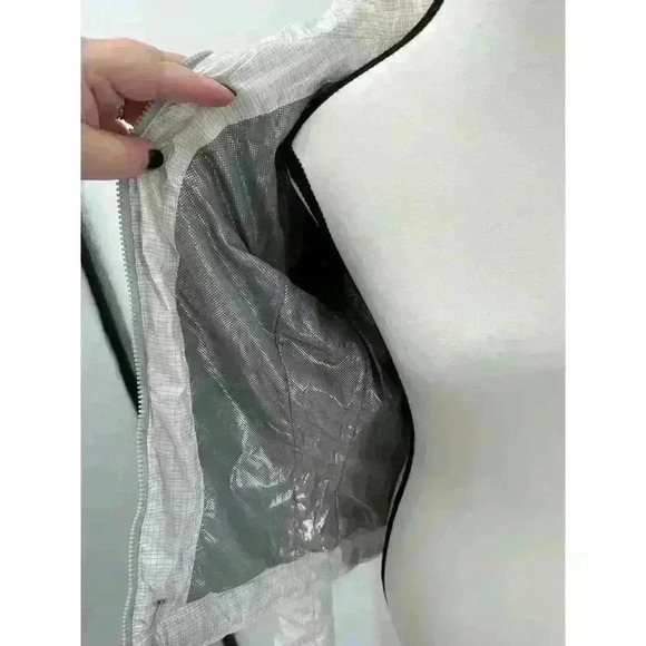 Columbia OmniHeat/OmniShield Interchange Winter Jacket White/Gray Stripes, Sz XS - Picture 12 of 14